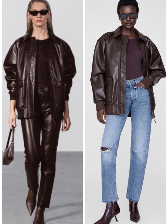 Anine Bing Jackets & Blazers - ANINE BING Kelanie Brown Jacket in Recycled Leather SZ XS